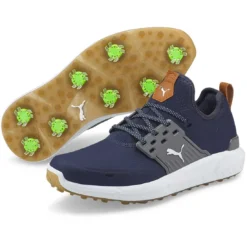 Puma Ignite Articulate Golf Shoes Peacoat/Silver/Quiet Shade -Pum Golf Club Shop puma ignite articulate golf shoes peacoat silver quiet shade pair itempicture