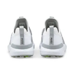 Puma Ignite Articulate Golf Shoes White/Silver/High Rise -Pum Golf Club Shop puma ignite articulate golf shoes white silver high rise heel itempicture