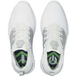 Puma Ignite Articulate Golf Shoes White/Silver/High Rise -Pum Golf Club Shop puma ignite articulate golf shoes white silver high rise top itempicture
