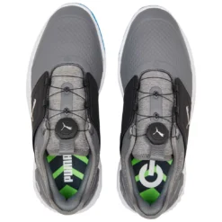 Puma Ignite Elevate Disc Golf Shoes Quiet Shade/Silver -Pum Golf Club Shop puma ignite elevate disc golf shoes quiet shade silver 376080 03 top itempicture