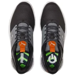 Puma Ignite Elevate Golf Shoes Black/Quiet Shade/Gum -Pum Golf Club Shop puma ignite elevate golf shoes black quiet shade gum 376077 07 top itempicture