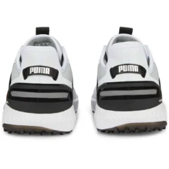 Puma Ignite Elevate Golf Shoes White/Black/Silver 13 Puma Ignite Elevate Golf Shoes White/Black/Silver -Pum Golf Club Shop puma ignite elevate golf shoes white black silver 376077 06 heel itempicture