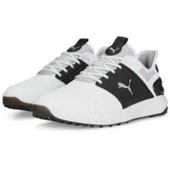 Puma Ignite Elevate Golf Shoes White/Black/Silver 11 Puma Ignite Elevate Golf Shoes White/Black/Silver -Pum Golf Club Shop puma ignite elevate golf shoes white black silver 376077 06 pair itempicture
