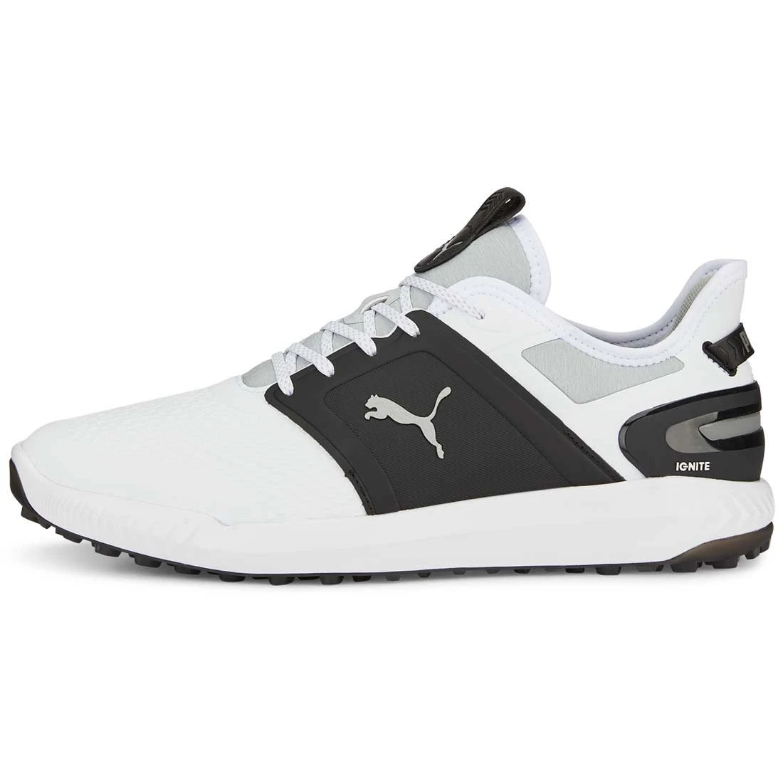 Puma Ignite Elevate Golf Shoes White/Black/Silver 1 Puma Ignite Elevate Golf Shoes White/Black/Silver