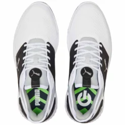 Puma Ignite Elevate Golf Shoes White/Black/Silver 12 Puma Ignite Elevate Golf Shoes White/Black/Silver -Pum Golf Club Shop puma ignite elevate golf shoes white black silver 376077 06 top itempicture