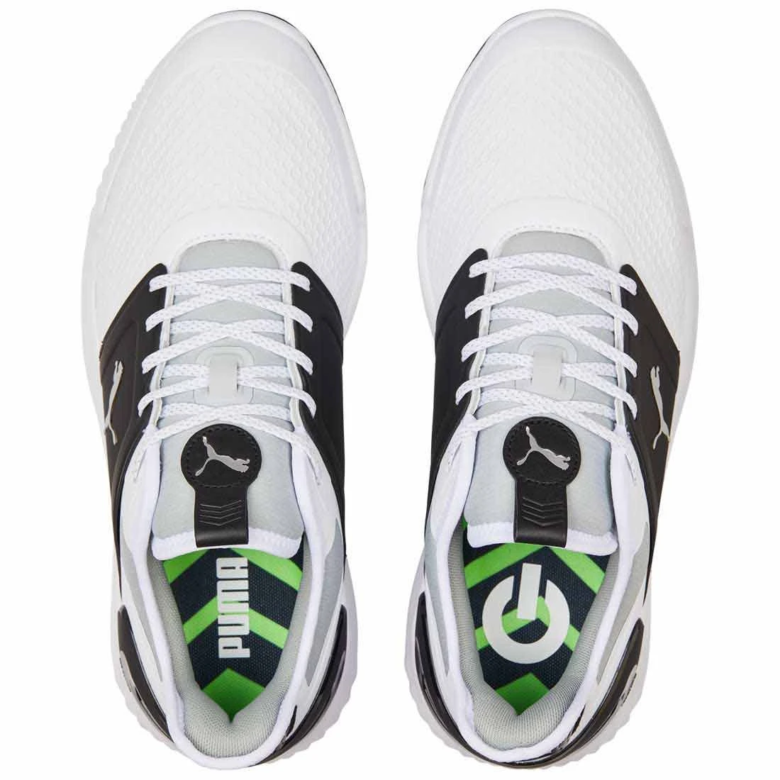 Puma Ignite Elevate Golf Shoes White/Black/Silver 4 Puma Ignite Elevate Golf Shoes White/Black/Silver - Image 4