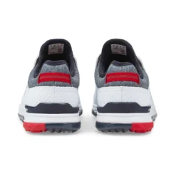 Puma Proadapt Alphacat Golf Shoes White/Navy Blazer/High Risk Red -Pum Golf Club Shop puma proadapt alphacat golf shoes white navy blazer high risk red heel itempicture
