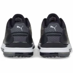 Puma Proadapt Alphacat Leather Golf Shoes Black/Silver 12 Puma Proadapt Alphacat Leather Golf Shoes Black/Silver -Pum Golf Club Shop puma proadapt alphacat leather golf shoes black silver 376044 02 heel itempicture