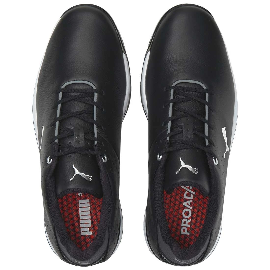 Puma Proadapt Alphacat Leather Golf Shoes Black/Silver 4 Puma Proadapt Alphacat Leather Golf Shoes Black/Silver - Image 4