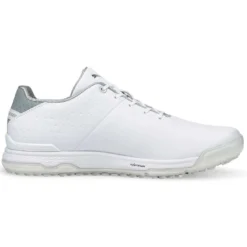 Puma Proadapt Alphacat Leather Golf Shoes White/Silver -Pum Golf Club Shop puma proadapt alphacat leather golf shoes white silver 376044 01 profile2 itempicture