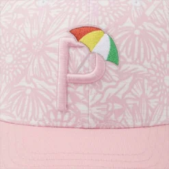 Puma Women's AP Flowers P Adjustable Hat -Pum Golf Club Shop puma womens ap flowers p adjustable hat pale pink detail itempicture