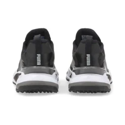 Puma Women's GS-Fast Golf Shoes Black/Black -Pum Golf Club Shop puma womens gs fast golf shoes black white heel itempicture