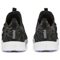 Puma Women's Laguna Fusion Knit Golf Shoes Black/Quiet Shade -Pum Golf Club Shop puma womens laguna fusion knit golf black quiet shade 376082 02 heel itempicture