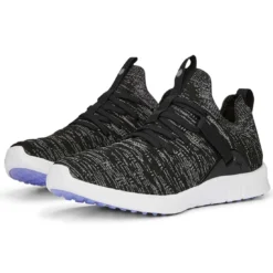 Puma Women's Laguna Fusion Knit Golf Shoes Black/Quiet Shade -Pum Golf Club Shop puma womens laguna fusion knit golf black quiet shade 376082 02 pair itempicture