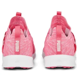 Puma Women's Laguna Fusion Knit Golf Shoes Sunset Pink/White -Pum Golf Club Shop puma womens laguna fusion knit golf sunset pink white 376082 04 heel itempicture