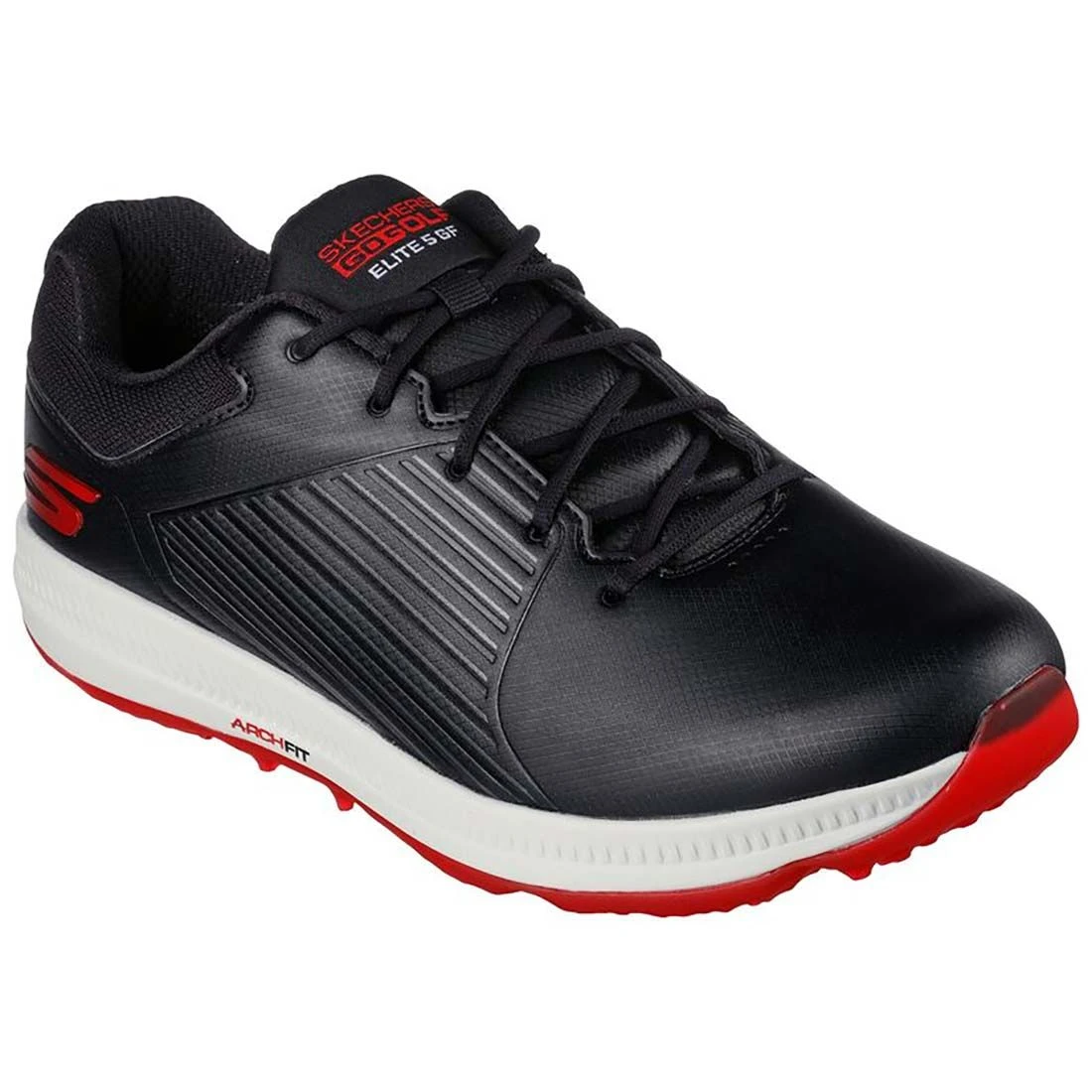 Skechers GO GOLF Elite 5 GF Golf Shoes Black/Red 3 Skechers GO GOLF Elite 5 GF Golf Shoes Black/Red - Image 3