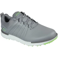 Skechers GO GOLF Elite Tour SL Golf Shoes Grey/Lime -Pum Golf Club Shop skechers go golf elite tour sl golf shoes grey lime front itempicture