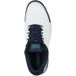 Skechers GO GOLF Elite Tour SL Golf Shoes White/Navy -Pum Golf Club Shop skechers go golf elite tour sl golf shoes white navy top itempicture