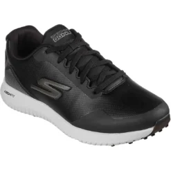 Skechers GO GOLF Max 2 Golf Shoes Black/White -Pum Golf Club Shop skechers go golf max 2 golf shoes black white toe itempicture