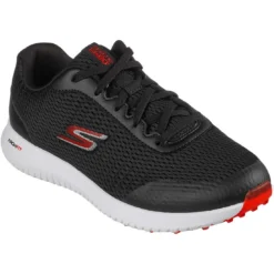 Skechers GO GOLF Max Fairway 3 Golf Shoes Black/Red -Pum Golf Club Shop skechers go golf max fairway 3 golf shoes black red toe itempicture