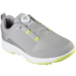 Skechers GO GOLF Torque Twist Golf Shoes Grey/Yellow -Pum Golf Club Shop skechers go golf torque twist golf shoes grey lime front itempicture