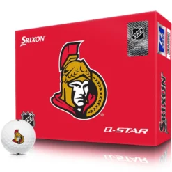 Srixon Q-Star NHL Golf Balls -Pum Golf Club Shop srixon q star nhl golf balls ottawa senators itempicture