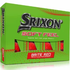 Srixon Soft Feel 13 Brite Red Golf Balls
