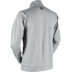 Sun Mountain Bridger Pullover -Pum Golf Club Shop sun mountain 2023 bridger pullover platinum back itempicture