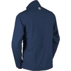 Sun Mountain Cirque Rain Jacket -Pum Golf Club Shop sun mountain 2023 cirque rain jacket navy back itempicture