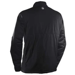 Sun Mountain Colter II Long Sleeve Pullover -Pum Golf Club Shop sun mountain 2023 colter ii ls pullover black back itempicture