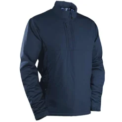 Sun Mountain Colter II Long Sleeve Pullover -Pum Golf Club Shop sun mountain 2023 colter ii ls pullover navy itempicture