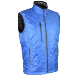 Sun Mountain Granite II Reversible Vest -Pum Golf Club Shop sun mountain 2023 granite ii reversible vest pacific steel itempicture