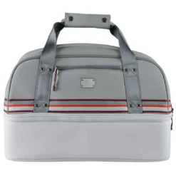 Sun Mountain Mid-Stripe Boston Bag -Pum Golf Club Shop sun mountain 2023 mid stripe boston bag white cadet brick itempicture