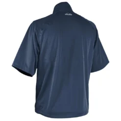 Sun Mountain Rainflex Elite Short Sleeve Rain Pullover -Pum Golf Club Shop sun mountain 2023 rainflex elite ss rain pullover navy back itempicture