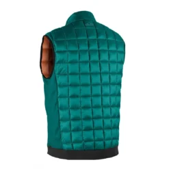 Sun Mountain Retro Puff Vest 7 Sun Mountain Retro Puff Vest -Pum Golf Club Shop sun mountain 2023 retro puff vest teal sierra back itempicture