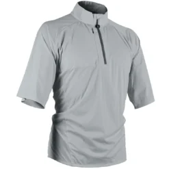 Sun Mountain Summit Short Sleeve Pullover -Pum Golf Club Shop sun mountain 2023 summit ss pullover platinum steel itempicture