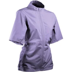 Sun Mountain Women's Monsoon Short Sleeve Rain Jacket -Pum Golf Club Shop sun mountain 2023 womens monsoon ss rain jacket lavender itempicture