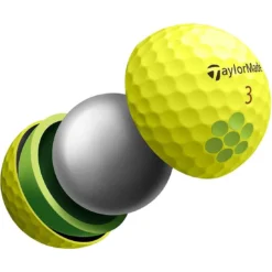 TaylorMade Tour Response Yellow Golf Balls -Pum Golf Club Shop taylormade 2022 tour response yellow golf balls tech detail itempicture