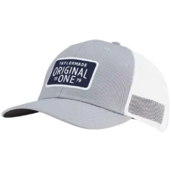 TaylorMade Lifestyle Original One Trucker Hat -Pum Golf Club Shop taylormade 2023 lifestyle original one trucker hat grey white itempicture