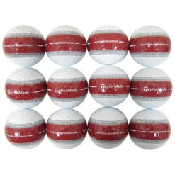 TaylorMade Tour Response Red Stripe 12-Pack Bagged Golf Balls