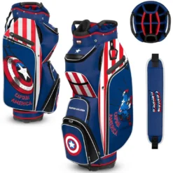 Team Effort Marvel Captain America Bucket III Cooler Cart Bag