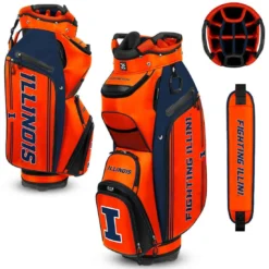 Team Effort NCAA Bucket III Cooler Cart Bag -Pum Golf Club Shop team effort ncaa bucket 3 cooler cart bag illinois fighting illini itempicture