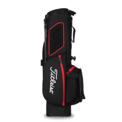 Titleist 2022 Players 4 Stand Bag -Pum Golf Club Shop titleist 2021 players 4 stand bag black black red back