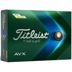 Titleist AVX Yellow Personalized Golf Balls