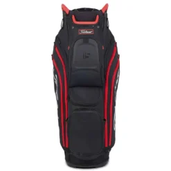 Titleist Cart 15 Cart Bag -Pum Golf Club Shop titleist 2022 cart 15 cart bag black black red back itempicture 1