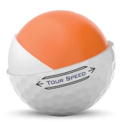 Titleist Tour Speed White Personalized Golf Balls -Pum Golf Club Shop titleist 2022 tour speed white golf balls core cutaway itempicture