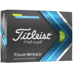 Titleist Tour Speed Yellow Golf Balls