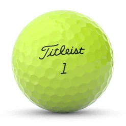 Titleist Pro V1 Yellow Golf Balls -Pum Golf Club Shop titleist 2023 pro v1 yellow golf balls front stamp itempicture