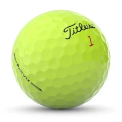 Titleist Pro V1x Yellow Golf Balls -Pum Golf Club Shop titleist 2023 pro v1x yellow golf balls ball angle itempicture 1