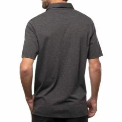 TravisMathew The Zinna Polo -Pum Golf Club Shop travismathew 2023 the zinna polo black back itempicture